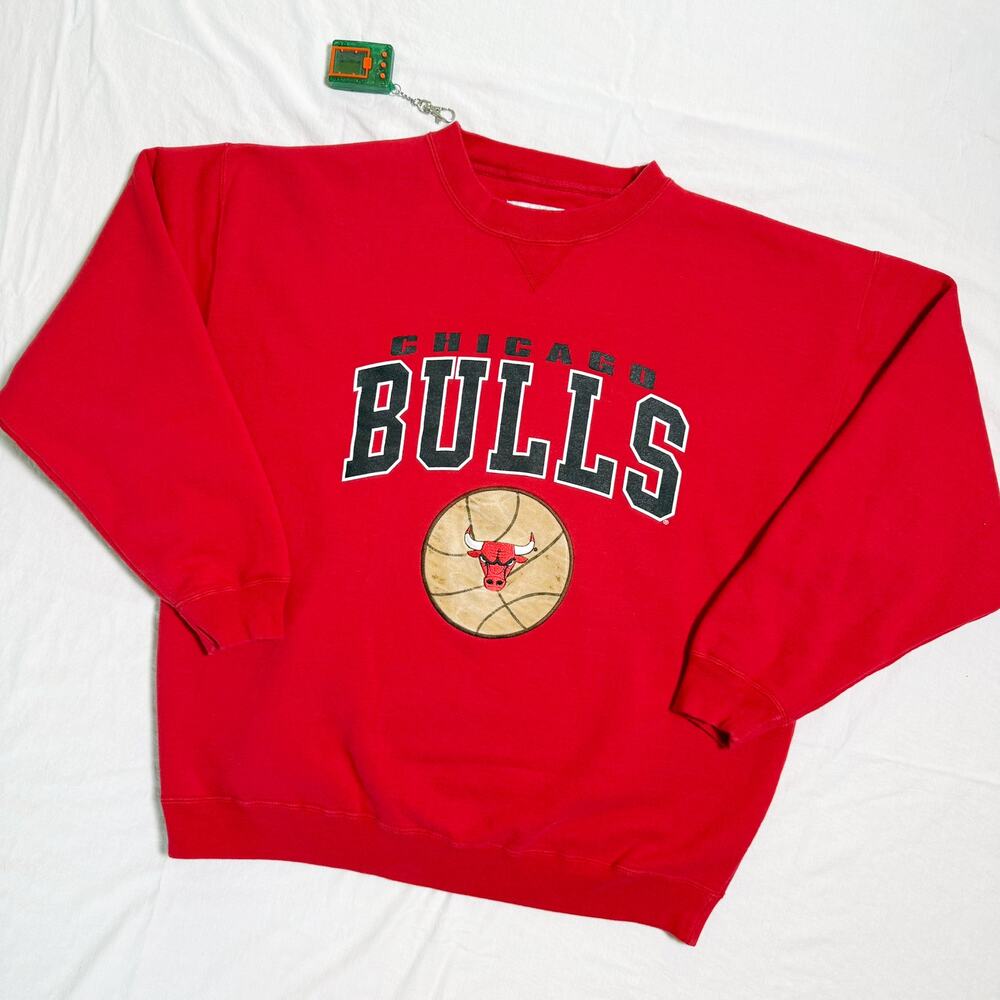 Vtg 90's Chicago Bulls Heavyweight Sweatshirt - XL